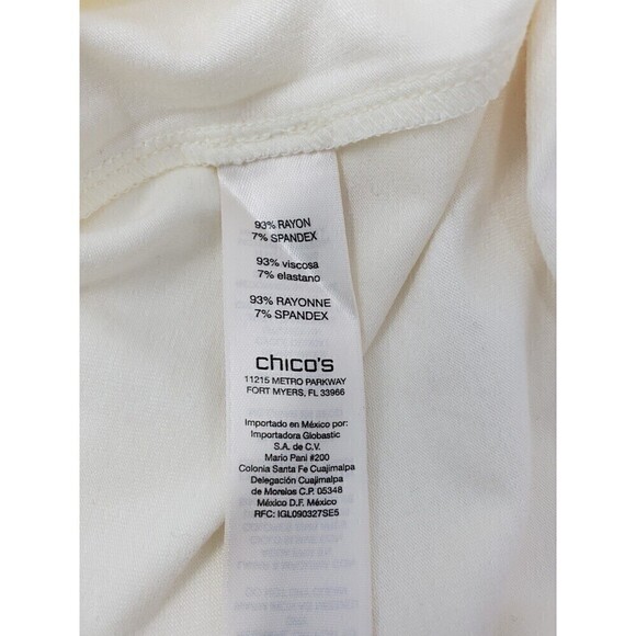 CHICO'S LOT TWO LONG SLEEVE PULLOVER TOP HOT PINK & BEIGE SIZE 2 LARGE - Picture 10 of 12